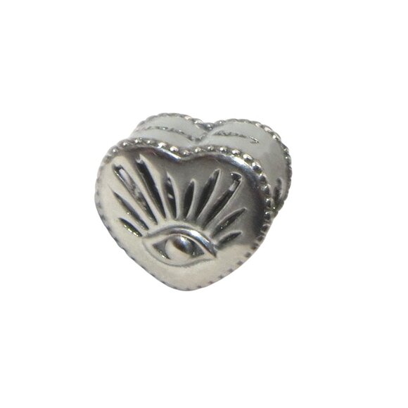 Pandora All Seeing Eye Heart Lucky Protection Sterling Silver Charm 799179C00 - Picture 1 of 5